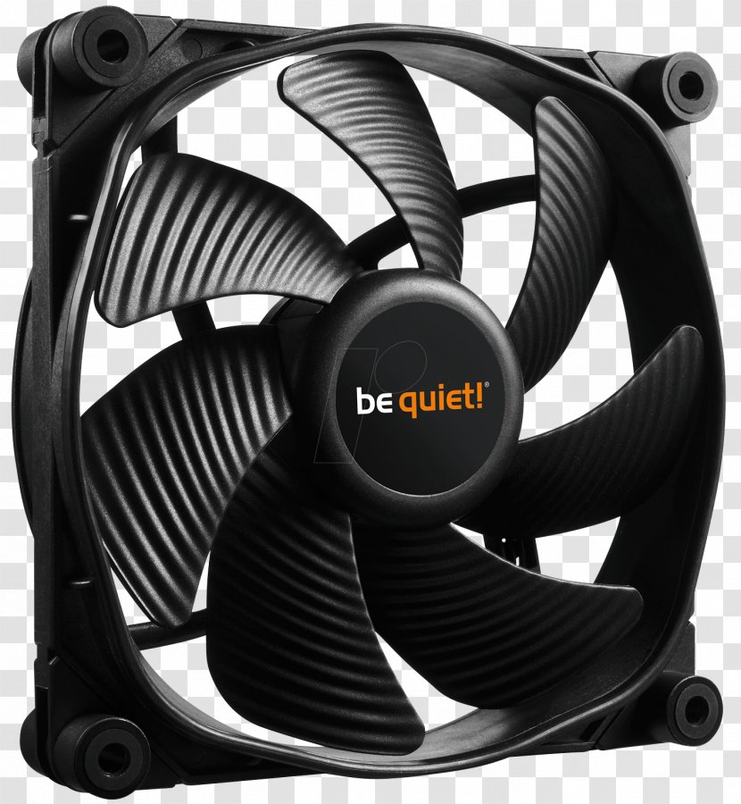 Computer Cases & Housings BeQuiet Silent Wings 3 Case Fan Be Quiet! System Cooling Parts - Silhouette Transparent PNG