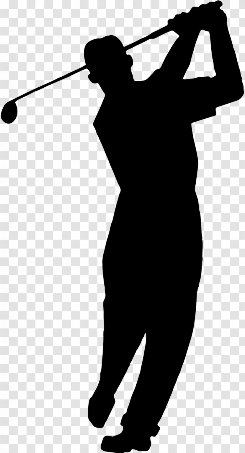 Golfer Golf Clubs Stroke Mechanics Balls - Silhouette Transparent PNG