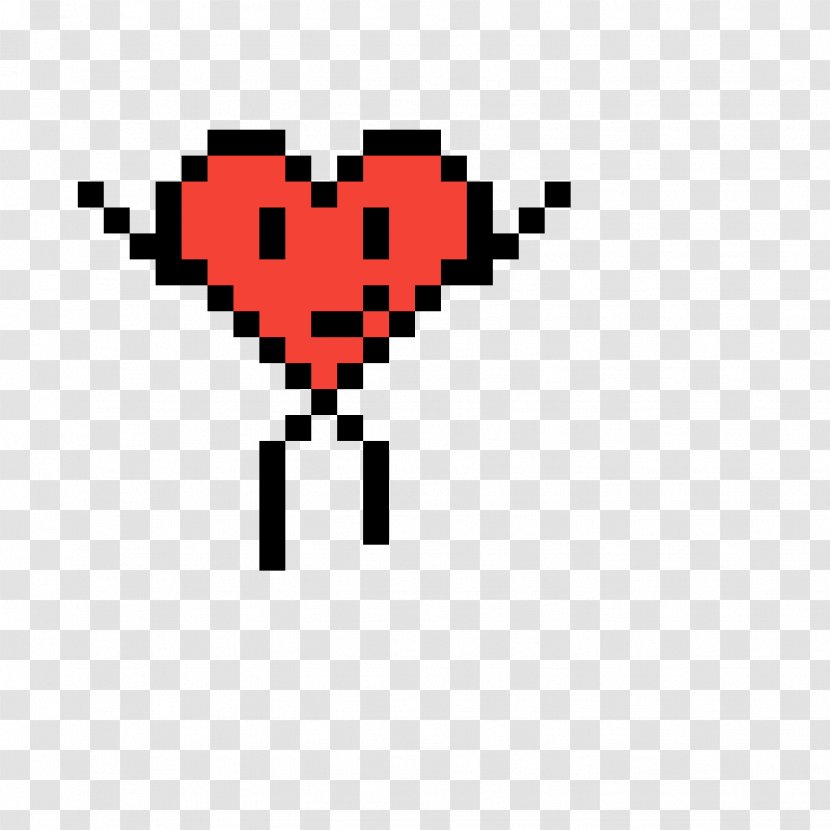 Heart Pixel Art Love - Cartoon Transparent PNG