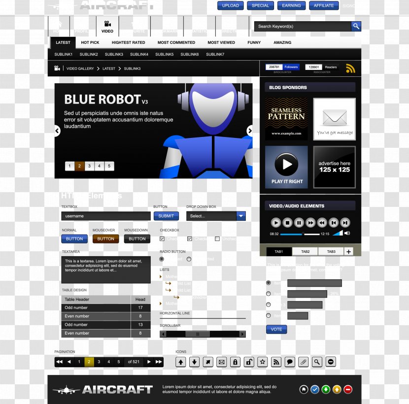 Web Design Page - Vector Transparent PNG