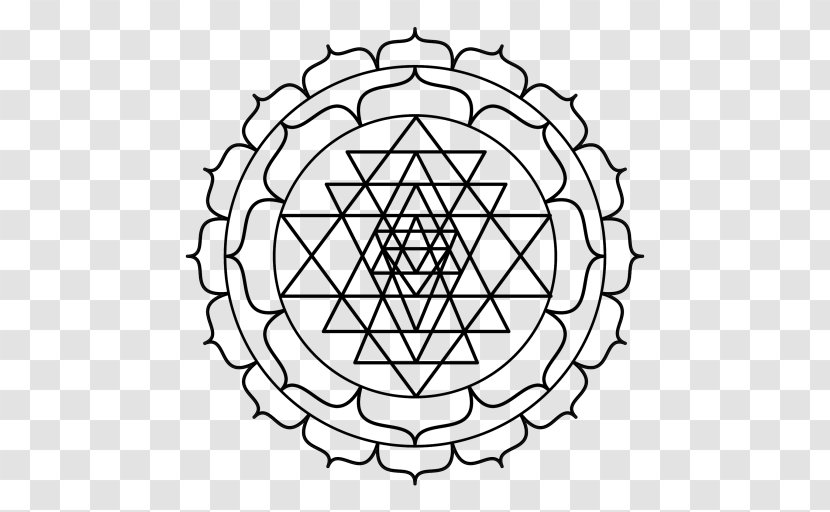 Lakshmi Sri Yantra Mandala - Symbol Transparent PNG