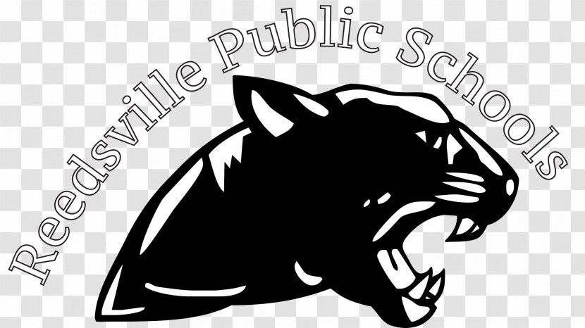 Reedsville School District Black Panther Logo Clip Art Elementary - Cat Transparent PNG