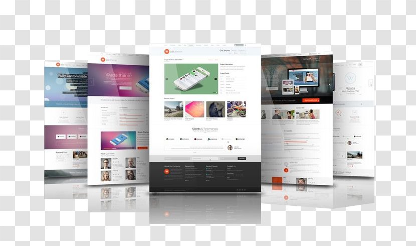 Mockup Responsive Web Design Page - Media - Website Mock Up Transparent PNG