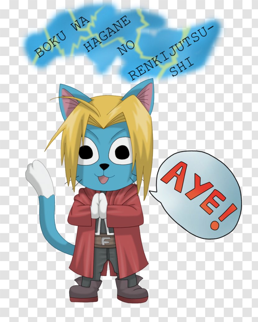 Edward Elric Happy Fullmetal Alchemist Fairy Tail Fan Art - Cartoon Transparent PNG
