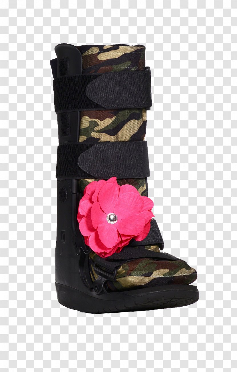 Medical Boot Bone Fracture Footwear Orthopedic Cast - Human Leg Transparent PNG