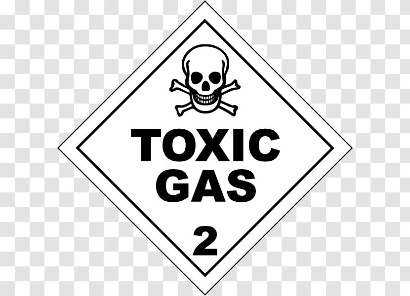 Hazard Symbol Dangerous Goods Toxicity HAZMAT Class 6 Toxic And Infectious Substances Warning Sign - Brand Transparent PNG