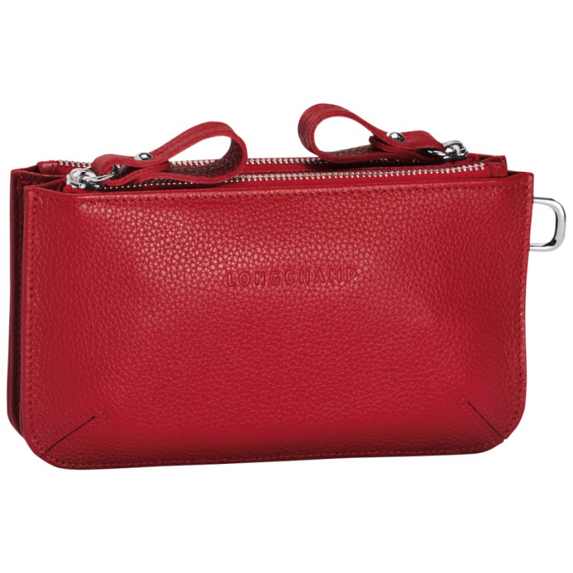 Handbag Leather Coin Purse Longchamp - Magenta - Bag Transparent PNG