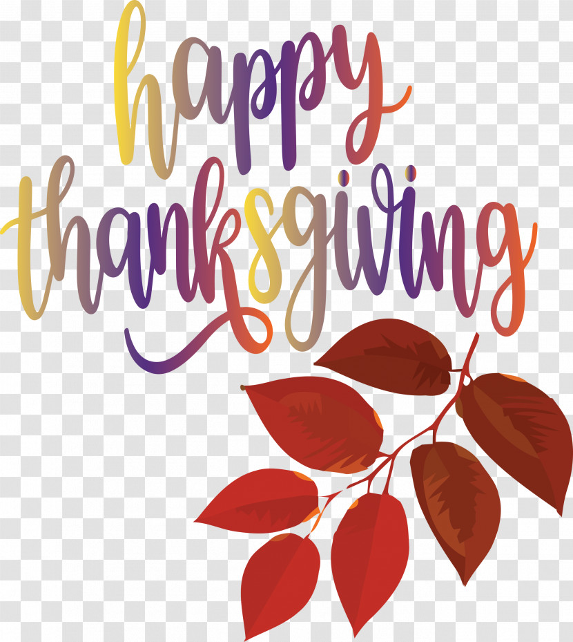 Happy Thanksgiving Autumn Fall Transparent PNG