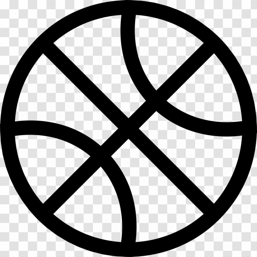 Wheel Animation Geneva Drive - Black And White - Basketball Icon Transparent PNG