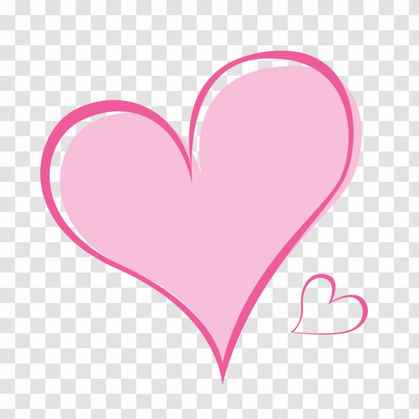 Heart Pink M Design M-095 - Logo Valentines Day Transparent PNG