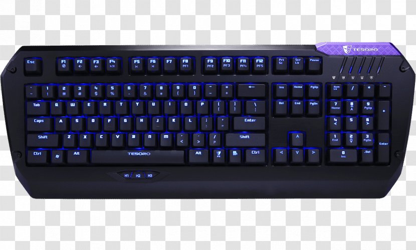 Computer Keyboard Gaming Keypad Cherry Backlight Electrical Switches - Technology Transparent PNG
