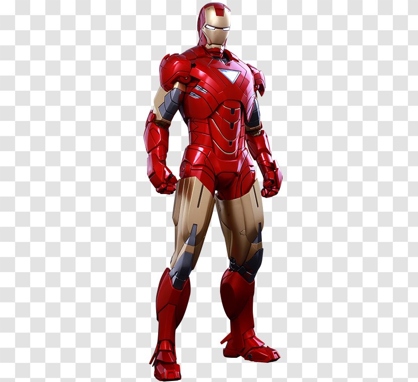 Iron Man's Armor Hot Toys Limited Costume Action & Toy Figures - Muscle - Man Transparent PNG