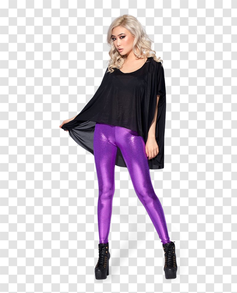 Leggings Model Clothing Shoulder Jeans - Silhouette - Black Shiny Transparent PNG
