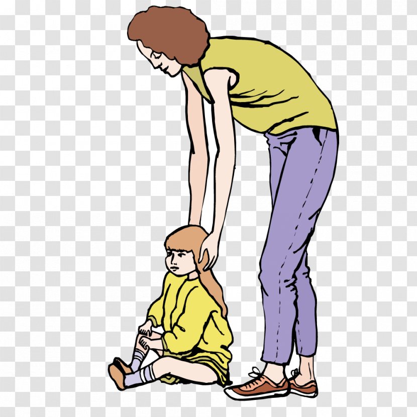 Child Mother Illustration - Cartoon - Mothers With Children Transparent PNG