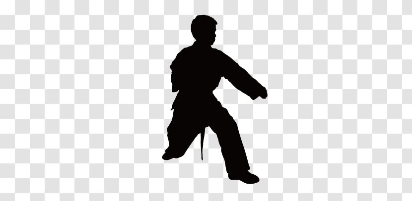 Silhouette Taekwondo Chinese Martial Arts Karate - Figures Transparent PNG