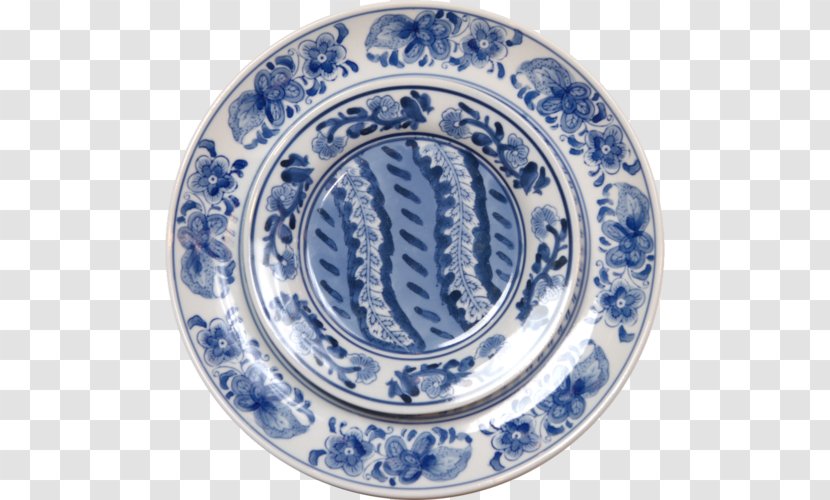 Plate Blue And White Pottery Ceramic Cobalt Porcelain Transparent PNG