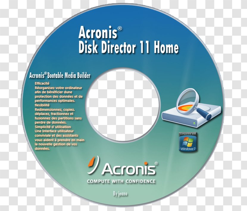 Compact Disc Acronis Disk Director Product Design - Hard Drives - Illustration Transparent PNG