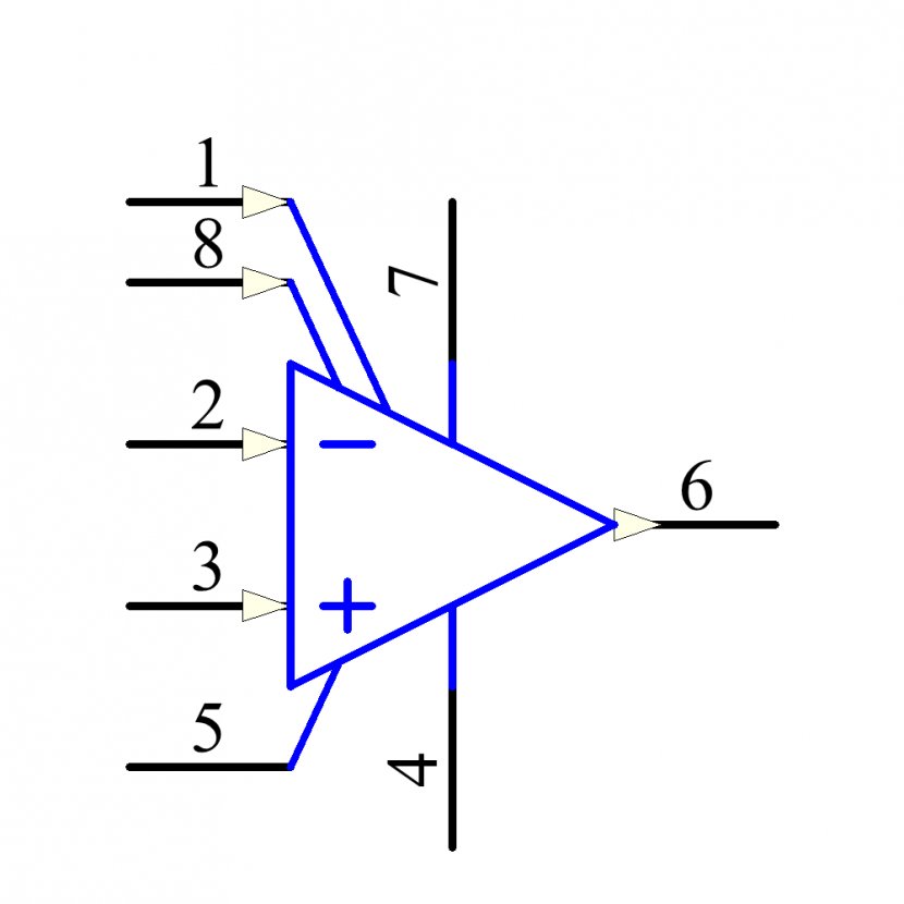 Electronic Circuit Operational Amplifier Integrated Circuits & Chips Symbol - Point - Rupees Sign Transparent PNG