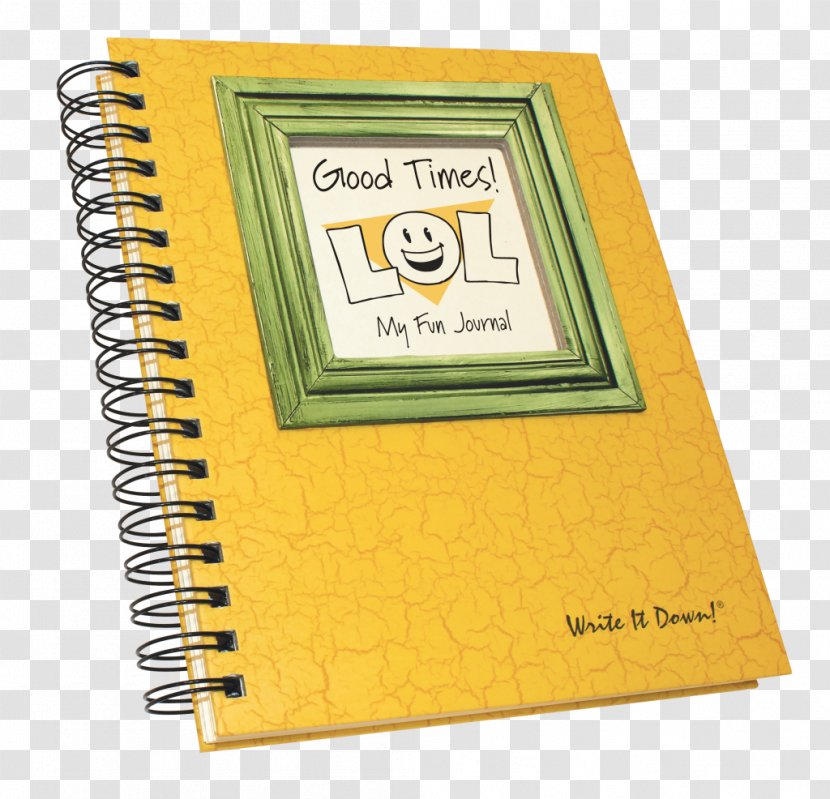 My Fun Journal Journals Unlimited Inc Sunset Yellow FCF Good Times Transparent PNG