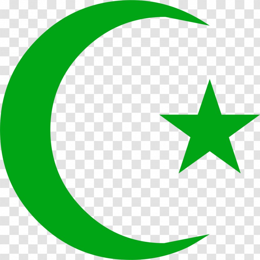 Symbols Of Islam Star And Crescent - Text - MOON AND STAR Transparent PNG