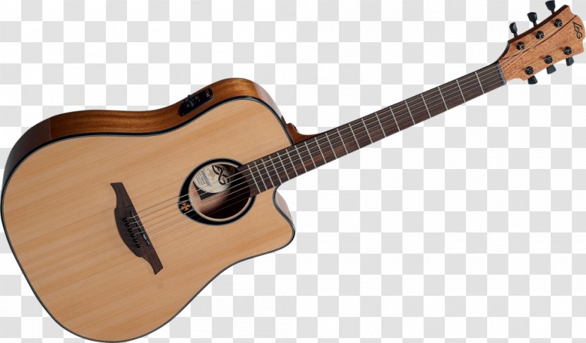 Gibson Les Paul Lag Steel-string Acoustic Guitar Dreadnought - Cartoon - Bass Transparent PNG