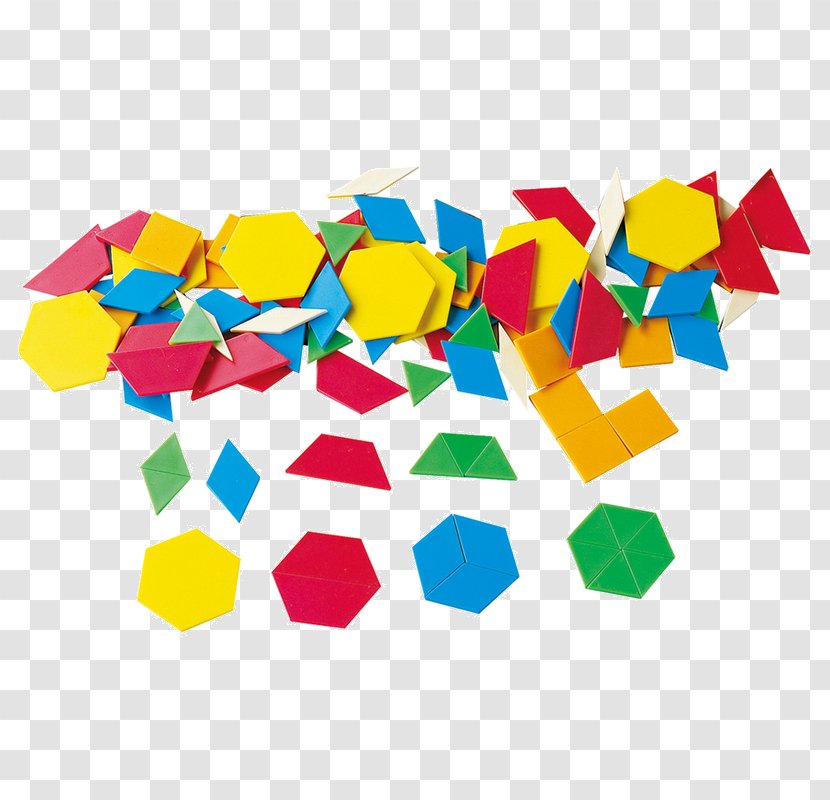 Pattern Blocks Geometry Cube Toy Block Clip Art - Base Ten Transparent PNG