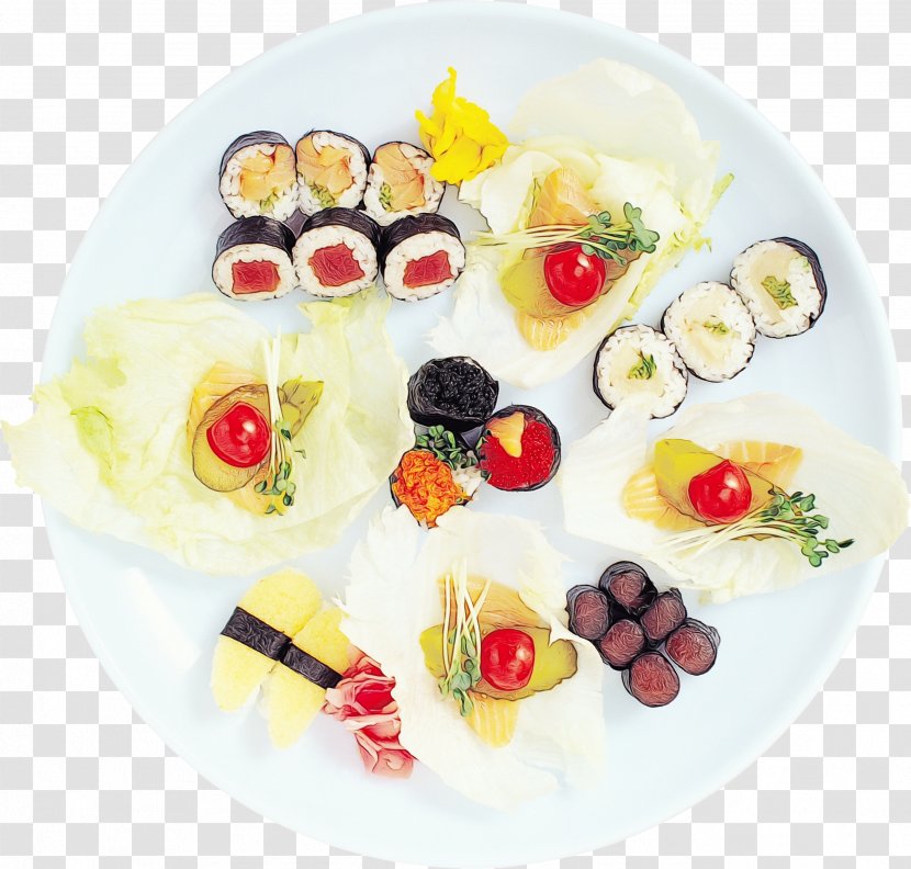 Pizza Cartoon - Uramakizushi - Tableware Salad Transparent PNG