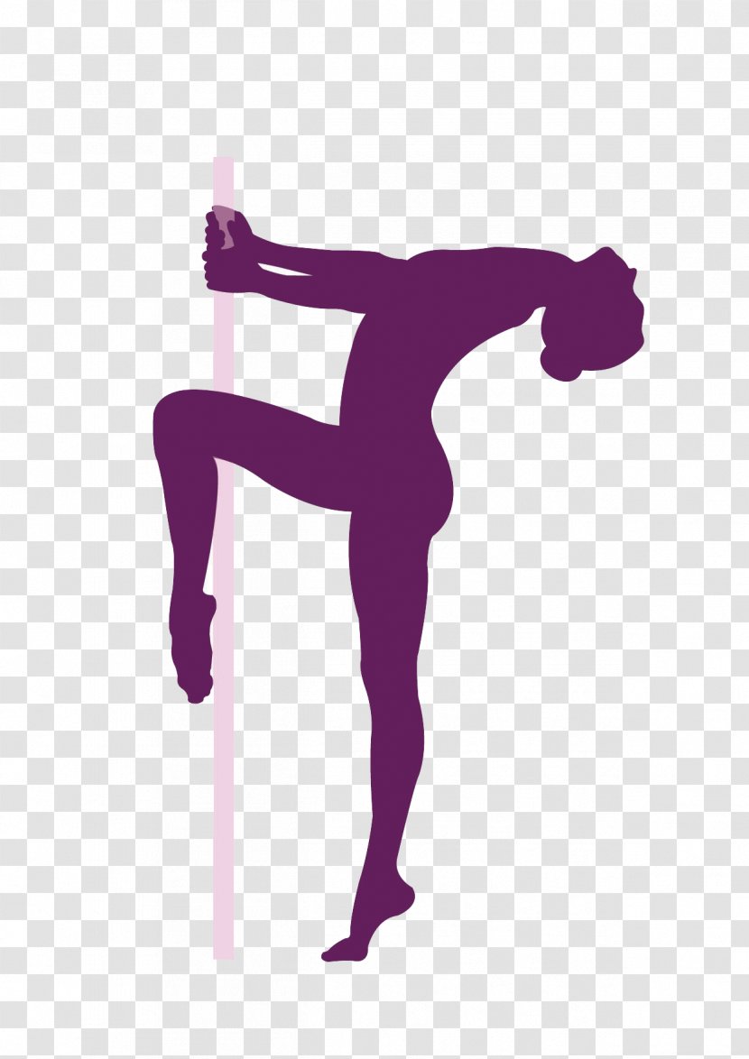 Performing Arts Pole Dance Acrobatics Silhouette - Sport Transparent PNG