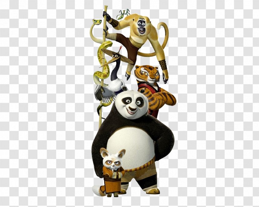 Po Giant Panda Master Shifu Tigress Kung Fu - Kung-fu Transparent PNG
