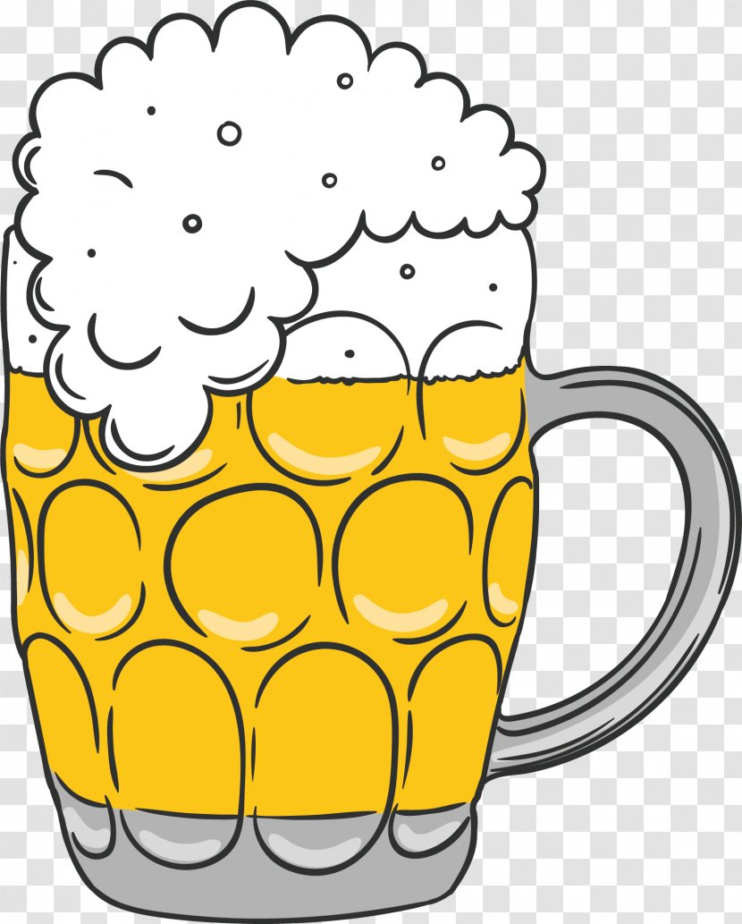 Cartoon Foam Vector - Pattern - Beer Head Transparent PNG