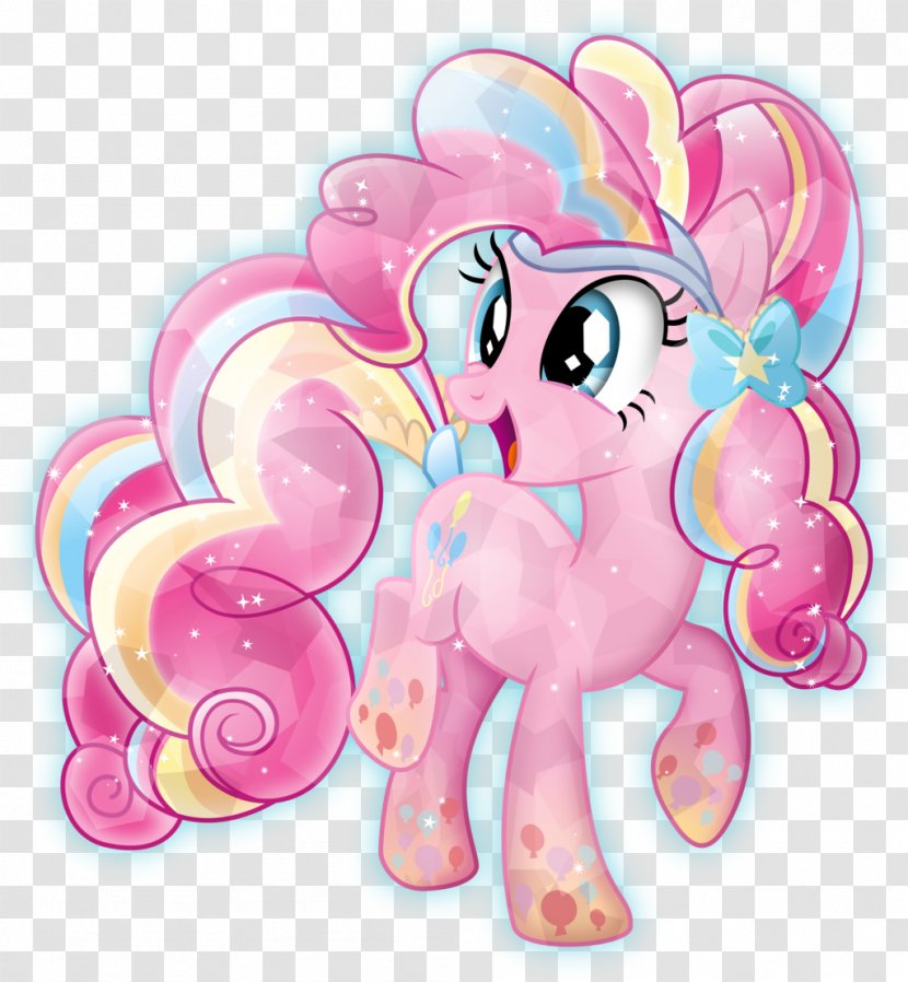 Pinkie Pie Rainbow Dash Twilight Sparkle Pony Rarity - Watercolor - Little Transparent PNG