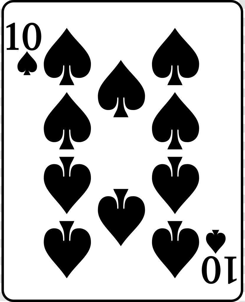 Playing Card Ace Of Spades Game Standard 52-card Deck - Heart Transparent PNG