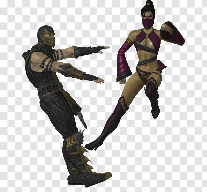 Mileena Mortal Kombat X Scorpion Baraka 3 - Action Toy Figures Transparent PNG