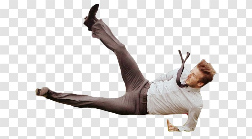 Hip Person - Cartoon - Man Falling Down Transparent PNG