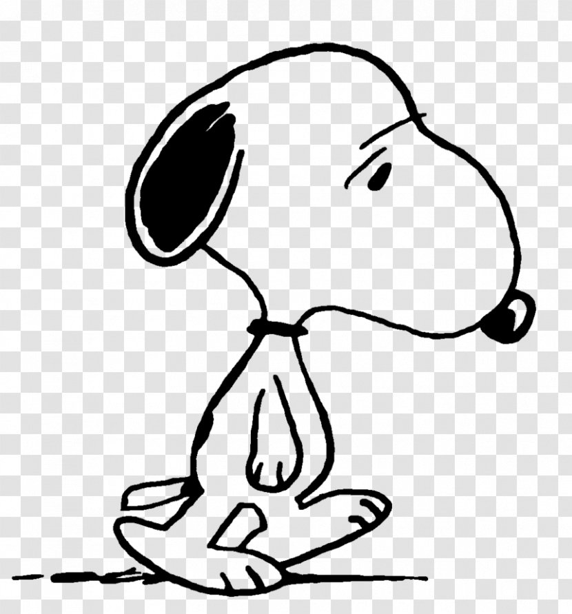 Snoopy Charlie Brown Peanuts Dog - Silhouette Transparent PNG