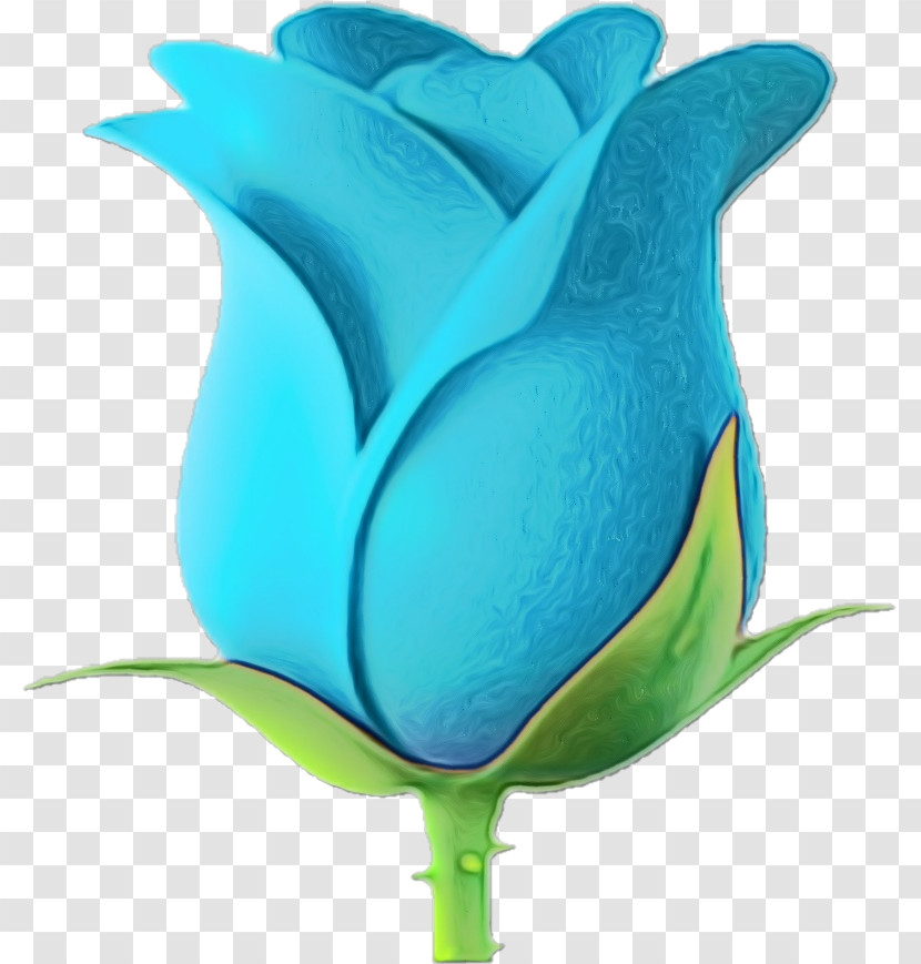 Blue Rose Transparent PNG