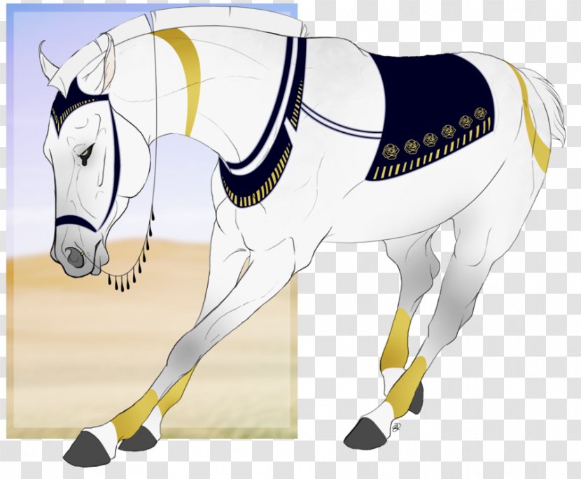 Mule Mustang Stallion Halter English Riding - Horse Harness - Desert Rose Transparent PNG