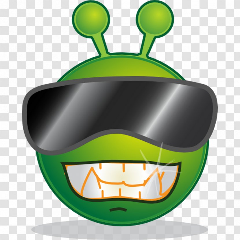 Cartoon Extraterrestrial Life Smiley Clip Art - Drawing - Cool Transparent PNG