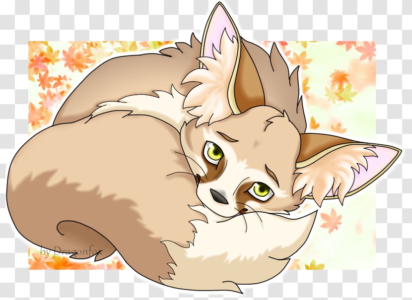 Kitten Fennec Fox Drawing DeviantArt - Watercolor - Little Transparent PNG