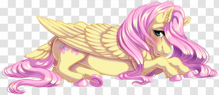 Fluttershy Pony Fan Art DeviantArt - Watercolor - Pegasus Transparent PNG