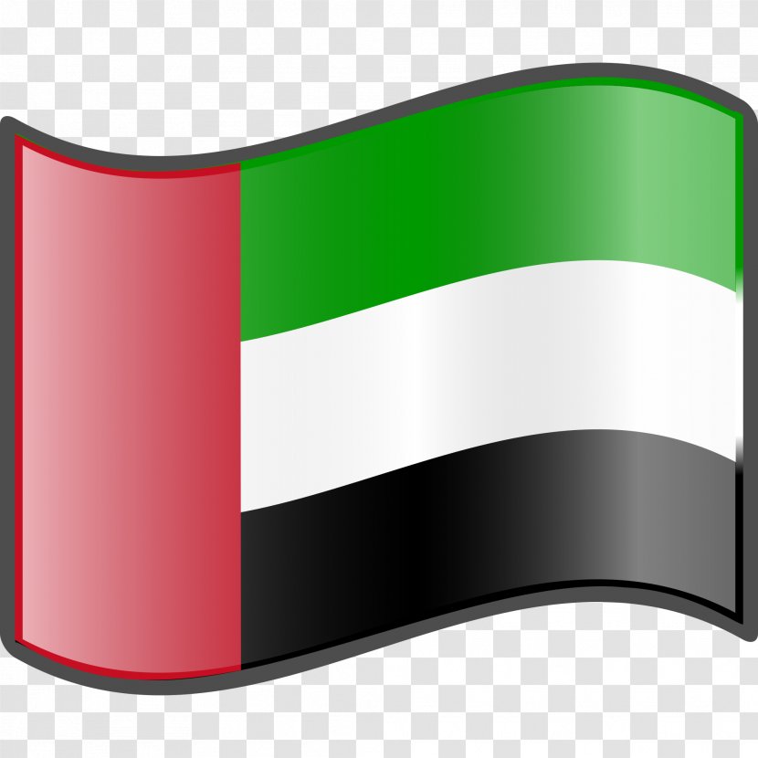 Flag Of The United Arab Emirates Clip Art - Nuvola Transparent PNG