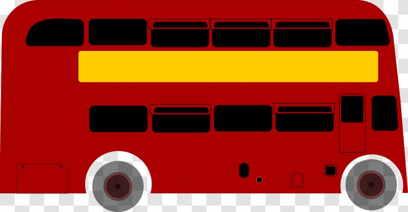 Double-decker Bus London Clip Art Transparent PNG