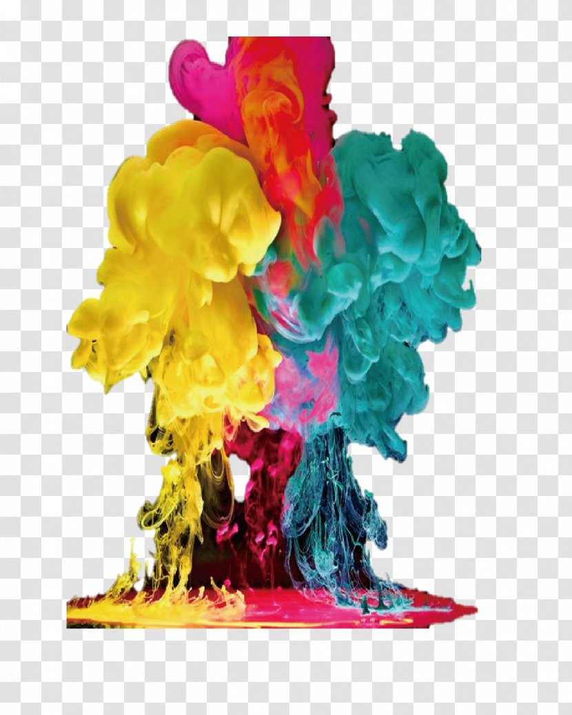 Rendering Color Ink - Tree - Cartoon Transparent PNG