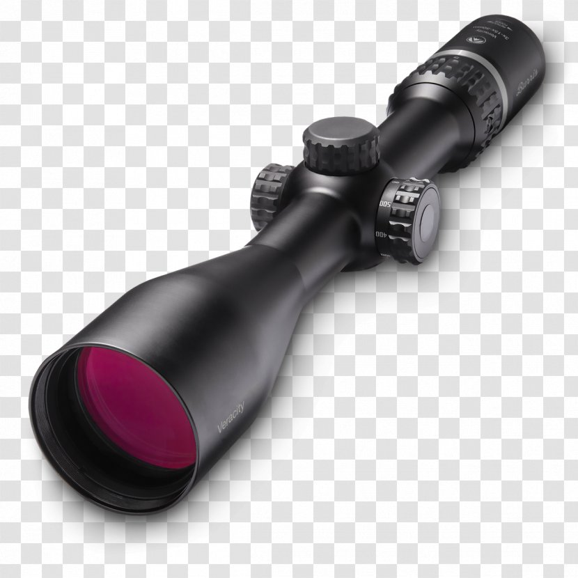 Telescopic Sight Reticle Hunting Firearm Milliradian - Burris - Monocular Transparent PNG