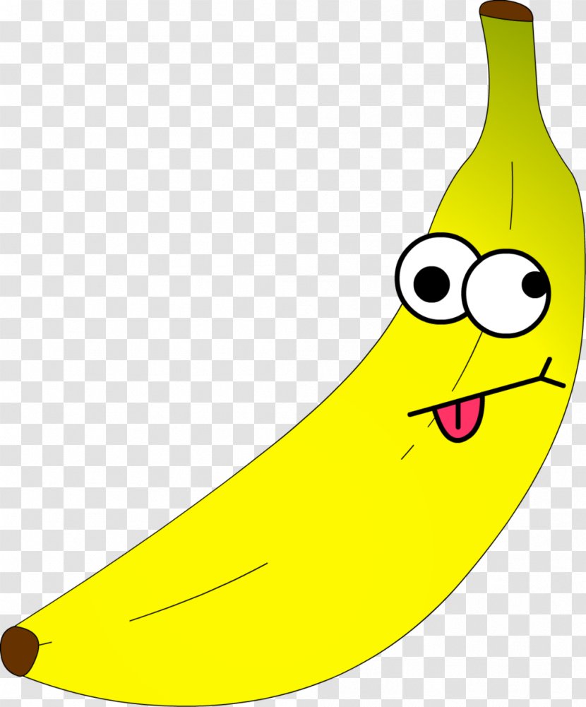 Banana Line Fruit Beak Clip Art - Yellow Transparent PNG