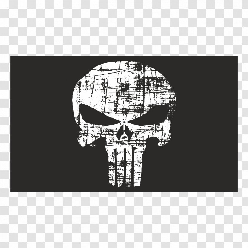 Punisher Decal Comic Car Sticker - Drawing Transparent PNG