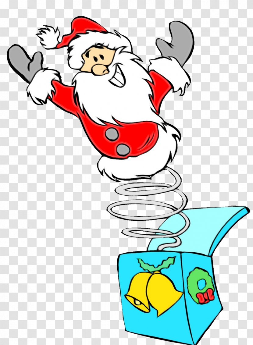Santa Claus Cartoon - Meter - Pleased Transparent PNG