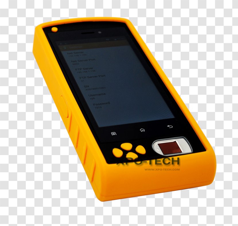Feature Phone Mobile Phones Biometrics Fingerprint Handheld Devices - Electronics Transparent PNG