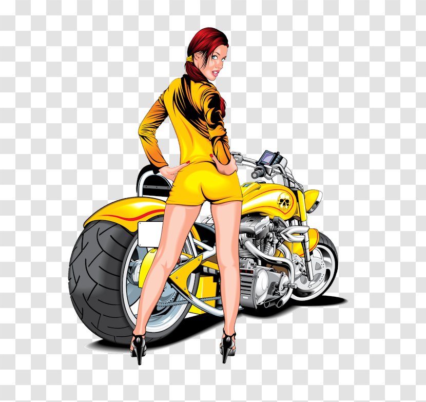 Scooter Motorcycle Bicycle Drawing Transparent PNG