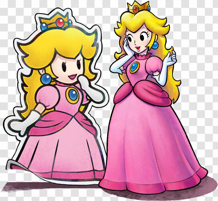 Mario & Luigi: Paper Jam Superstar Saga Bros. Princess Peach - Flower Transparent PNG